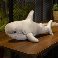 Adorable Shark Plush Pillow Toy - Perfect Gift for Kids & Teens - Blue & Gray Designs