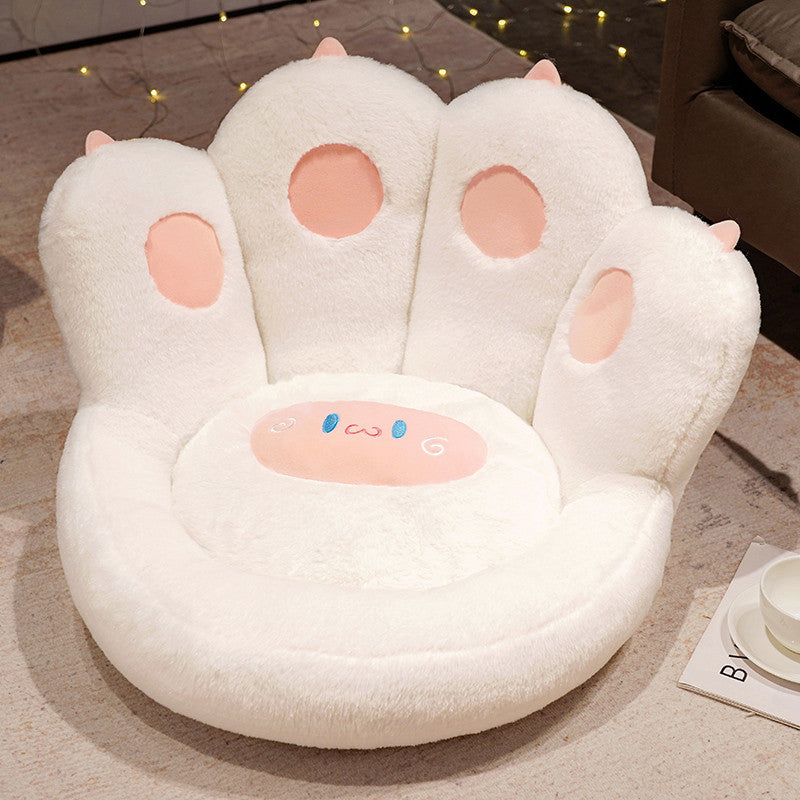 Cute Seat Cushion Cat Paw Shape Floor Cushion With Detachable Sheep Plush For Gamer Chair Reading Pillow And Leisure Lazy Sofa For Dining Room Office Bedroom Chair Cushion What Else You Got?