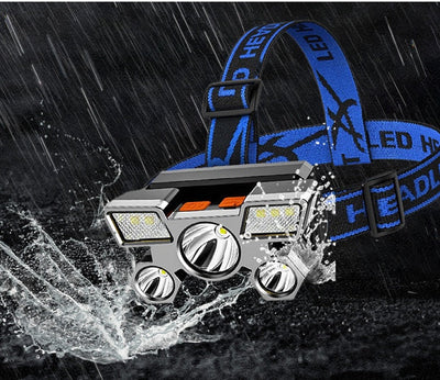 USB Rechargeable LED Headlamp - Perfect for Outdoor Adventures & Christian Camping