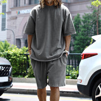 Men's Summer Christian Sports Wear Set - Comfortable & Stylish 2-Piece Outfit