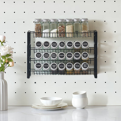 Blessed Order: 3-Tier Spice Rack Organizer - Kitchen Storage & Organization (18x11in)