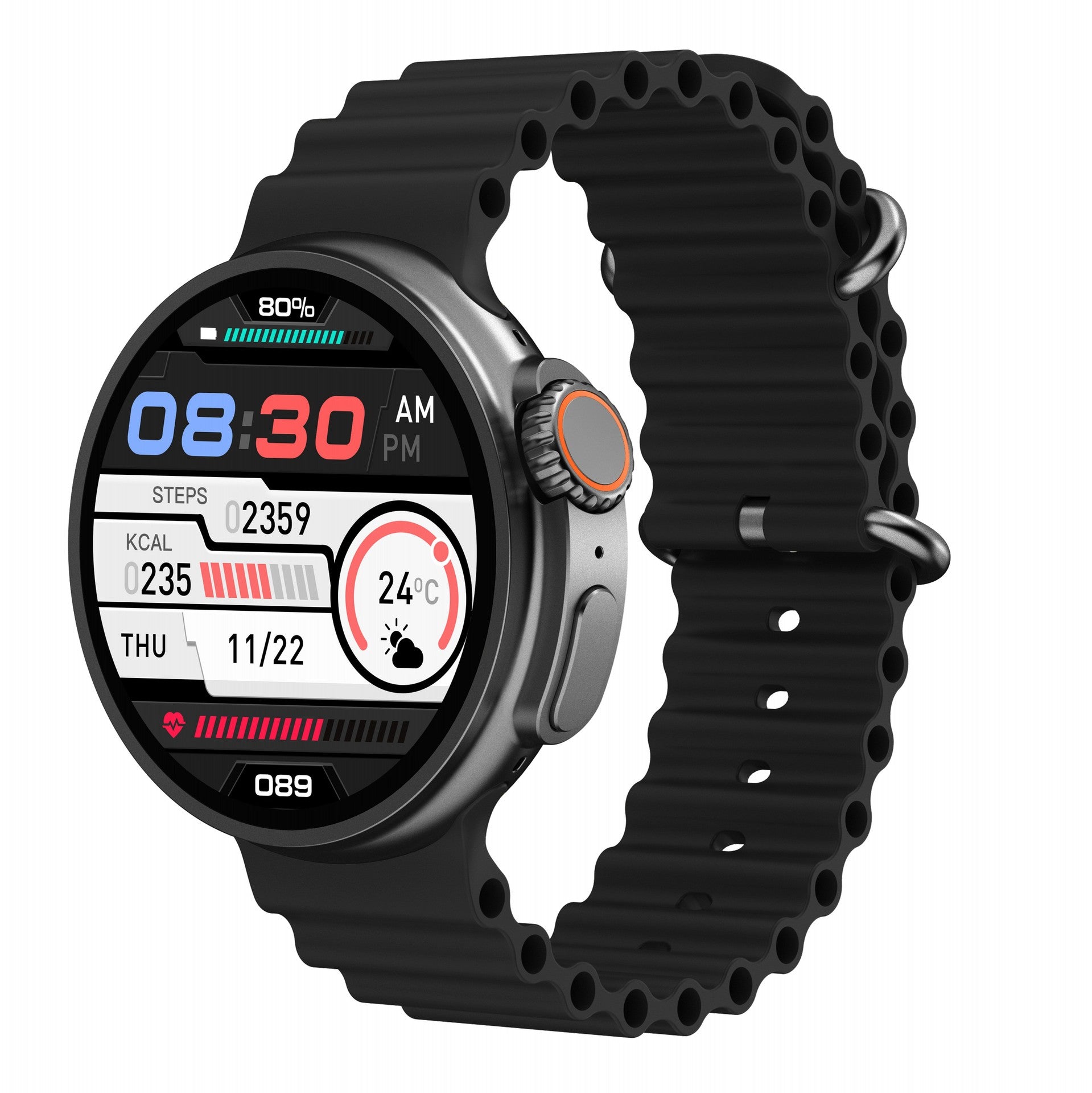 New K9 Smart Watch 1.39 Round Screen Encoder True Screw Clip Wireless Charging NFC Offline And Payment Function What Else You Got?