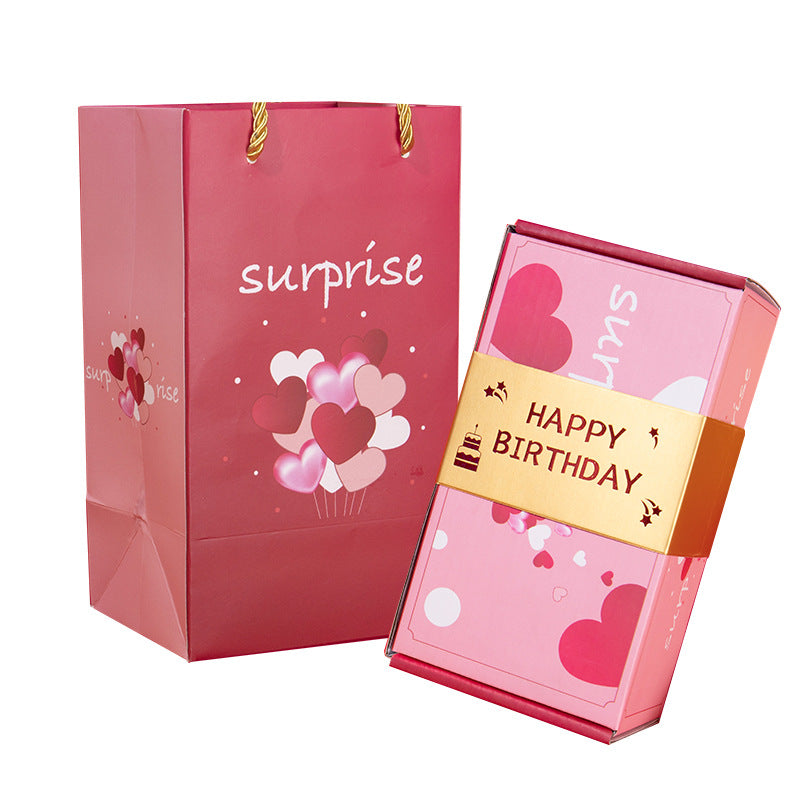 Surprise Box Gift Box Explosion Gift Box Surprise Bounce Box Diy Folding Paper Box Money Box Birthday Christmas Anniversary Gift What Else You Got?