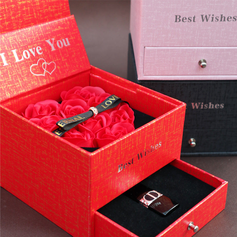Double Life Rose Jewelry Packaging Gift Box What Else You Got?