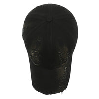 Vintage Washed Cotton Baseball Cap – Adjustable Distressed Cowboy Style