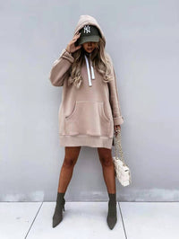 Women’s Christian Hooded Sweatshirt with Pockets – Mid-Length Fleece Top