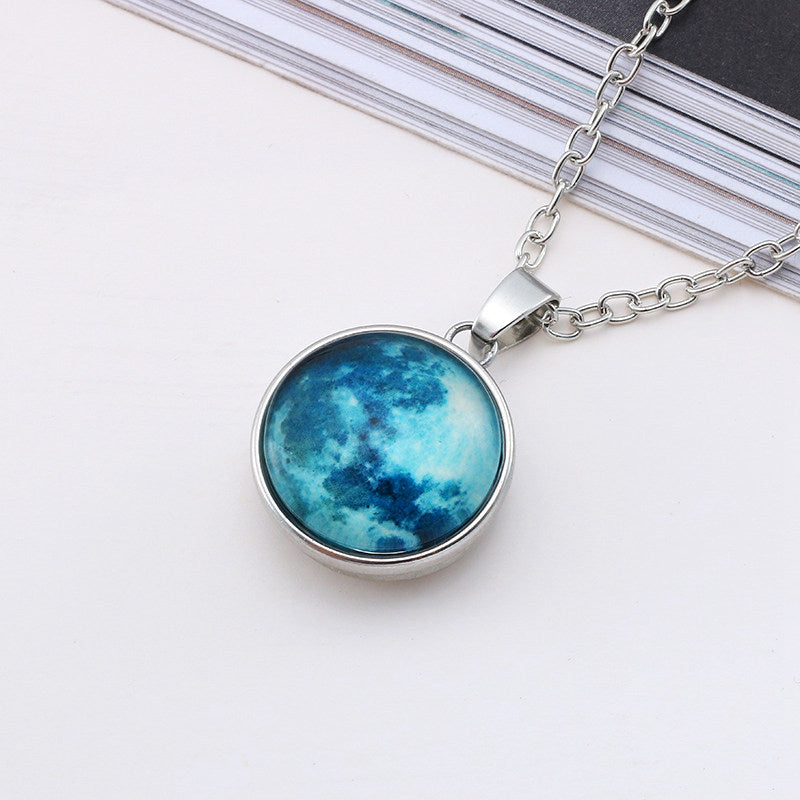 Galaxy Planet Glass Luminous Necklace What Else You Got?