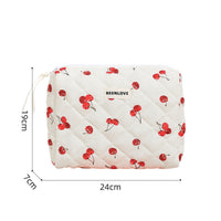 Travel Cosmetic Bag – Portable Cotton Makeup & Skincare Organizer