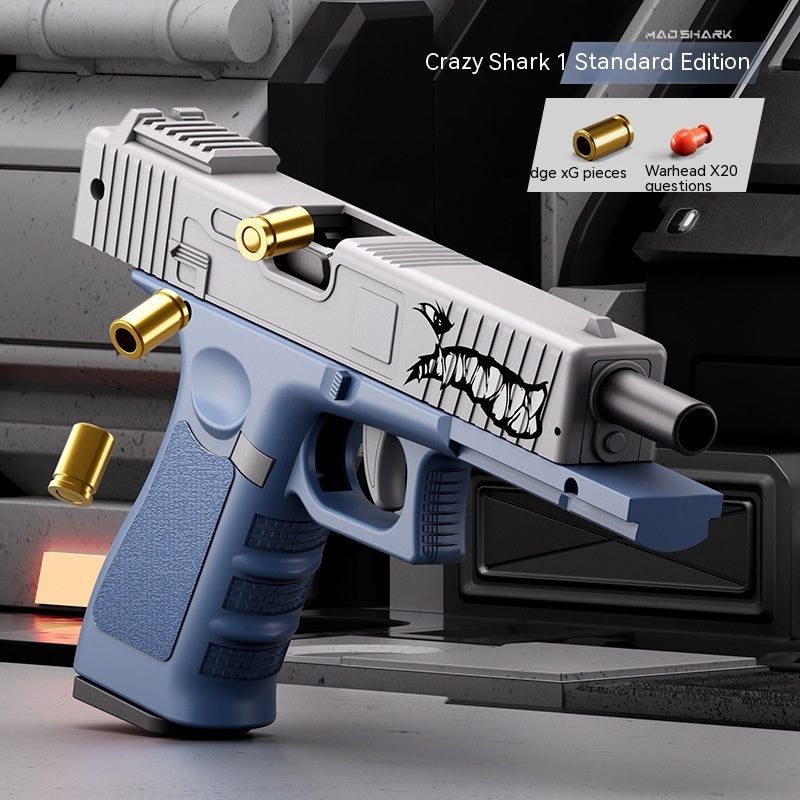 Children's Plastic Automatic Throwing Shell Toy Gun What Else You Got?