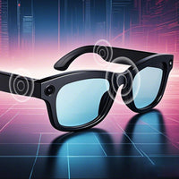 AI Smart Camera Glasses – 8MP HD Camera, 1080p Video, Bluetooth & Live Translation