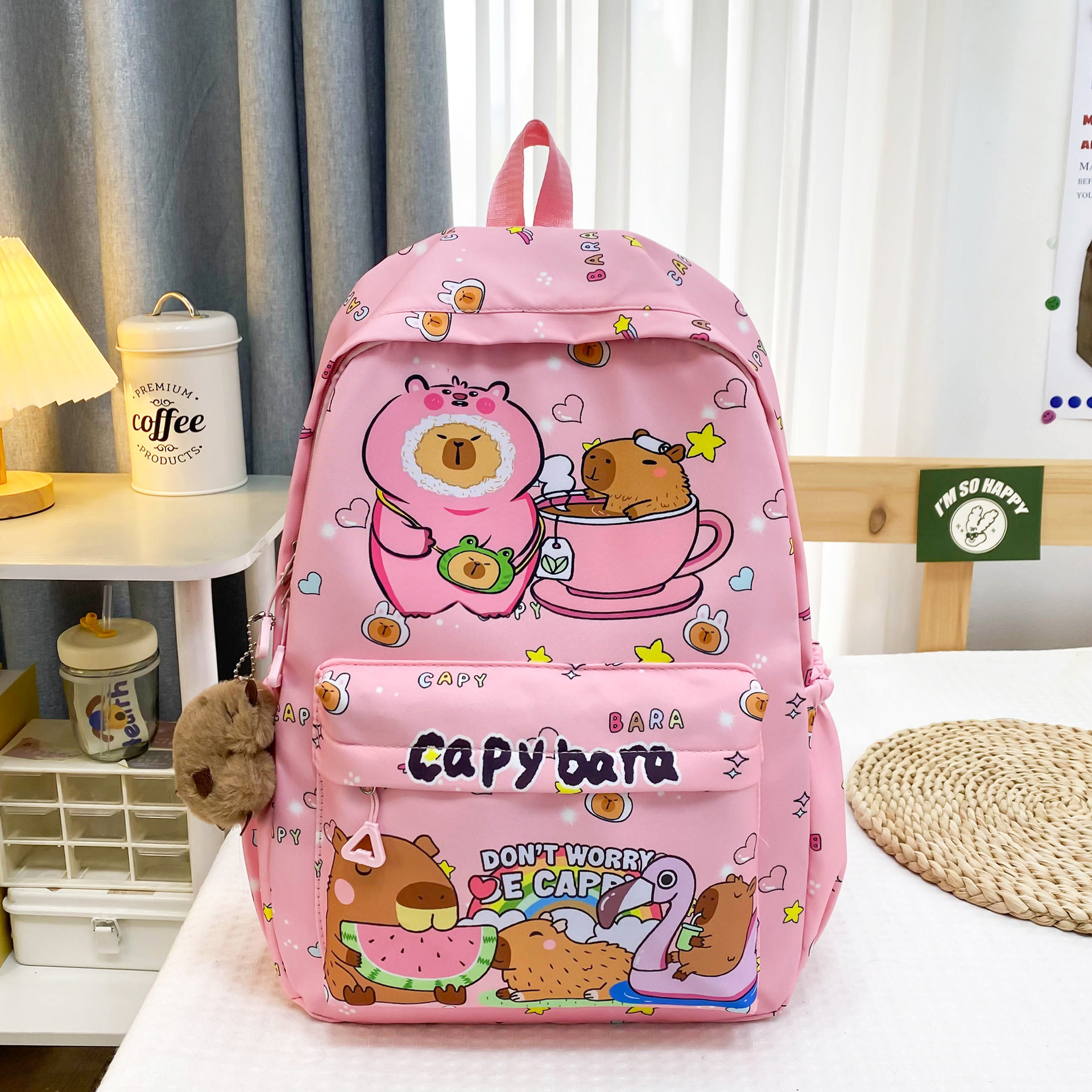 Capybara School Backpack For Girls In Primary And Middle School What Else You Got?