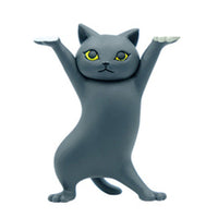 Adorable Black Cat Pen Holder – Whimsical Kitten Resin Desk Organizer for Office & Study
