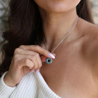 Personalized Iris Eye Photo Necklace – Custom Keepsake Gift for Her, Him or Yourself