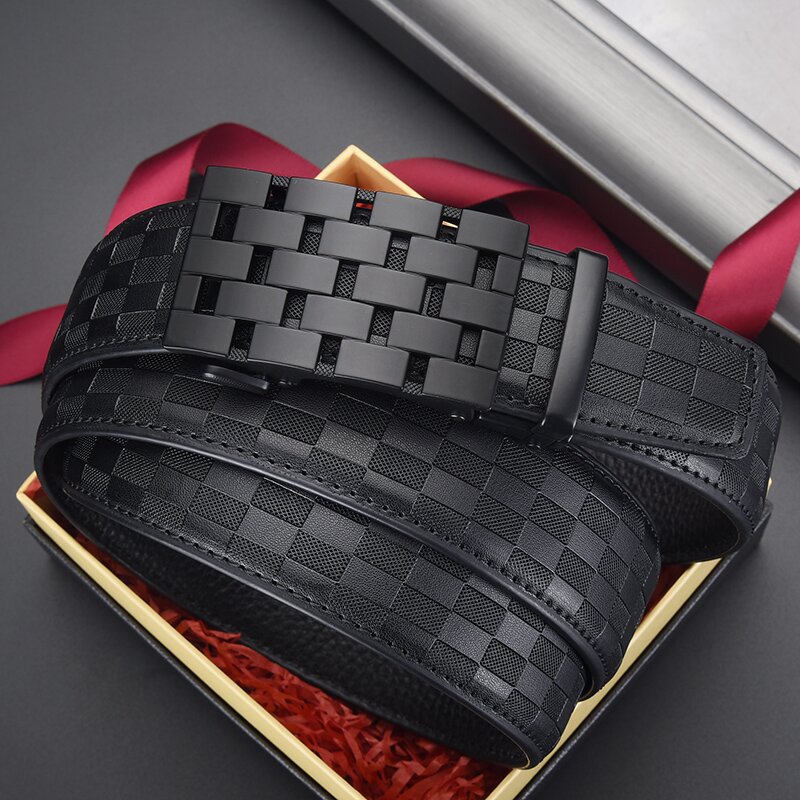 Men's Belt Automatic Leather Buckle Belt What Else You Got?