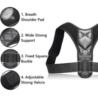 Adjustable Posture Corrector - Back Support Brace for Shoulder & Spine Alignment