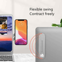 Magnetic Foldable Phone Holder for Laptops & Monitors – Aluminum Side Mount