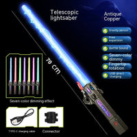 7-Color Telescopic LED Light Sword – Glow Stick for Cosplay, Parties & Night Play