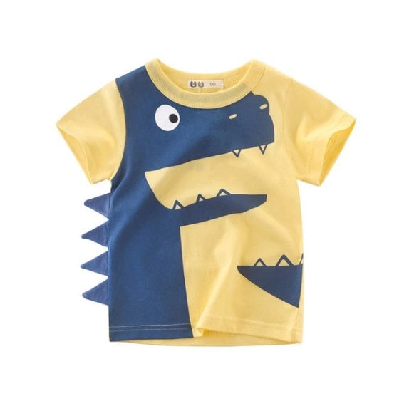 Children's Wear Summer New Korean Children's Boys Cotton T-shirt Men's Treasure In Children's Short Sleeves What Else You Got?