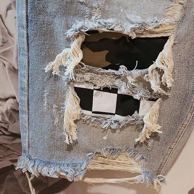 Men's Fashion Casual Ripped Denim Shorts What Else You Got?