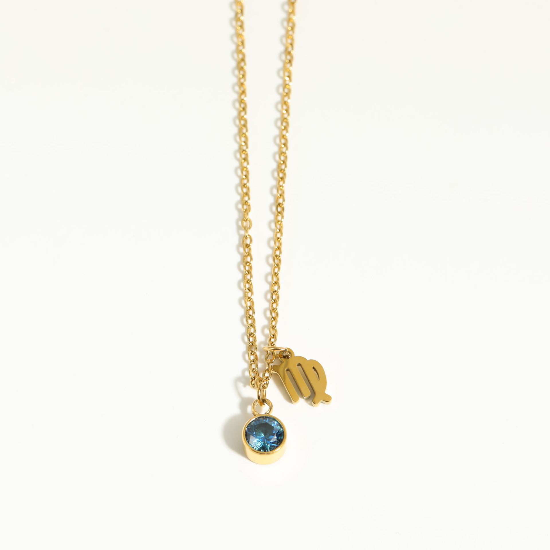 Fashion Zodiac Zodiac 5mm Zircon Pendant Necklace For Women What Else You Got?
