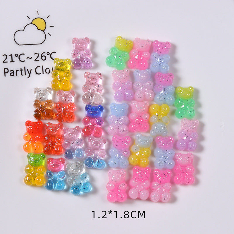 Double‑Color Bear Resin Accessories – DIY Epoxy Phone Case & Jewelry Decoration Charms What Else You Got?