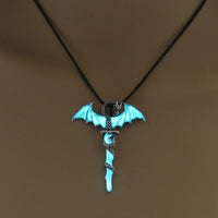 Glow-in-the-Dark Dragon Hip-Hop Necklace - Halloween Christian Jewelry