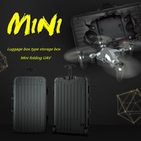 Foldable Mini Drone with Luggage Storage - Kids' Aerial Photography Toy with Gesture Control & HD Camera
