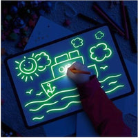 3D Glow Light Drawing Pad – Mess-Free LED Sketch Board for Kids