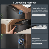 In-car Fingerprint-activated Handgun Safe