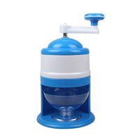 Hand Crank Ice Shaver & Smoothie Maker - Portable Manual Ice Crusher for Snow Cones, Frozen Drinks & Summer Treats