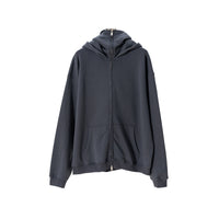 Heated Windproof Retro Sports Zipper Sweater - Cozy Cotton Lined Hoodie with Hidden Hood (S-XXL)
