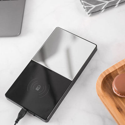Mug Warmer & Wireless Phone Charger – 2-in-1 Heated Desk Coaster