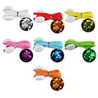 Glow-in-the-Dark LED Running Shoelaces – 4 Light Modes for Night Safety