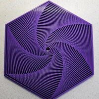 Hexagon Fidget Toy - 3D Printed Stress Reliever with Vibrant Colors
