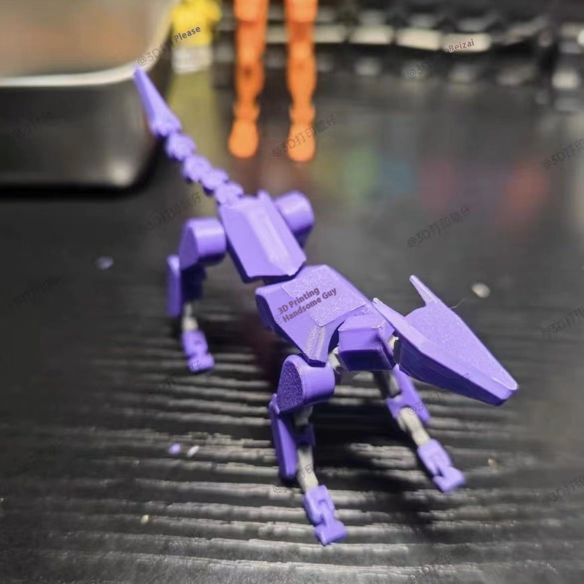Multi‑Jointed Shapeshift Robot Figure – 3D‑Printed Movable Action Model with Weapons & Accessories What Else You Got?
