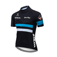 Premium Summer Cycling Jersey & Bib Shorts Set - Men's Breathable Bike Clothing with Coolmax Gel Pad - Ride in Comfort & Style