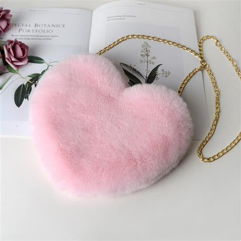 Love Bags For Women Plush Chain Shoulder Bags Valentine's Day Party Bag What Else You Got?