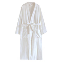 Luxurious 3-Layer Pure Cotton Gauze Bathrobe - 4-Season Comfort for Men