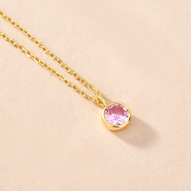 Women's Fashionable Simple Sterling Silver Solitaire Necklace With Twelve Zodiac Signs What Else You Got?
