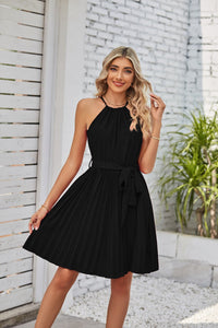 Chiffon Sundress – Halter Strapless Maxi Dress for Beach & Summer Elegance