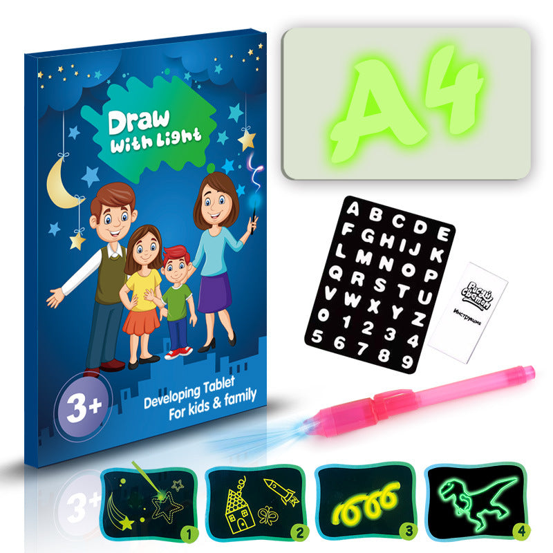 3D Magic Light Drawing Pad ✨ Glow Sketch Board for Kids What Else You Got?