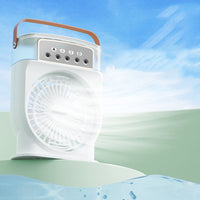 Instant Cooling Mist Fan with 7 Vibrant Lights