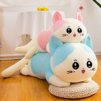 Fluffy Cat Plush Sofa Pillow – Soft Velvet Cuddle Cushion for Cozy Spaces