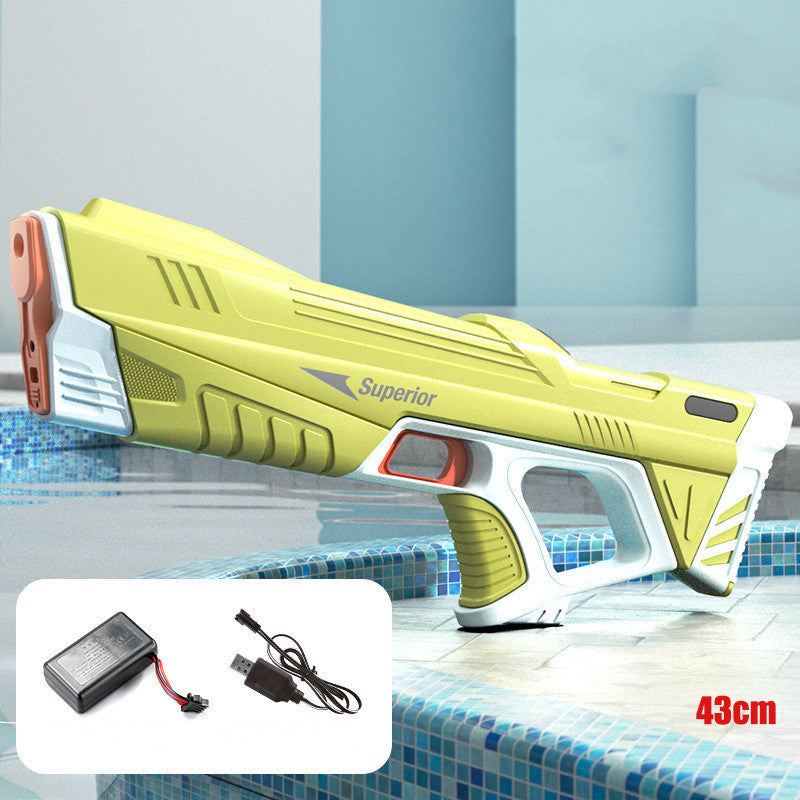 Summer Full Automatic Electric Water Gun Toy Induction Water Absorbing High-Tech Burst Water Gun Beach Outdoor Water Fight Toys What Else You Got?