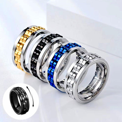 Unisex Titanium Steel Ring – Seiko-Crafted Minimalist Band Sizes 6–13