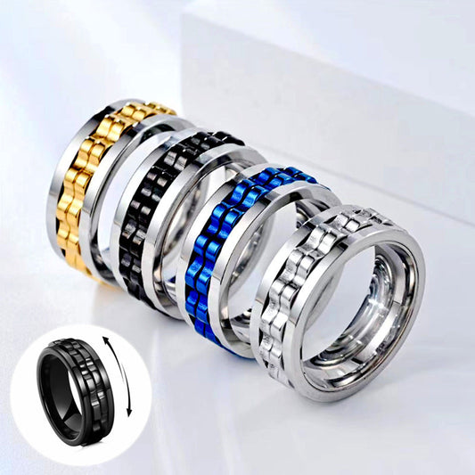 Unisex Titanium Steel Ring – Seiko‑Crafted High‑Polish Band in Multiple Colors What Else You Got?