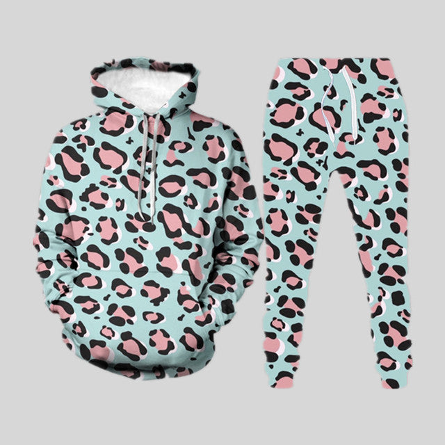 Men’s 3D Digital Print Tracksuit – Loose Hooded Pullover Sweater & Trousers Set (S–6XL) What Else You Got?