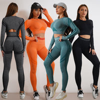 DivineFit™ Christian Yoga Pants & Long Sleeve Tops - Butt Lifting, Slim Workout Clothing - Eco-Friendly & Modest Sportswear