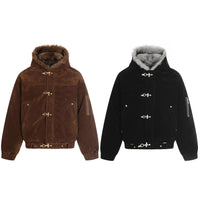 Premium Minimalist Hooded Winter Coat - Warm Streetwear Essentials for Men