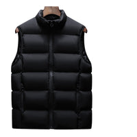 Men's Premium Thickened Casual Vest - All-Season Cotton Waistcoat for Everyday Wear